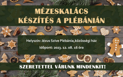Mézeskalács készítés a plébánián