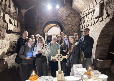 Plébániánk fiataljai Rómában Szentévi zarándoklaton