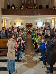 Virágvasárnapi szentmise