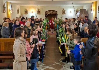 Virágvasárnapi szentmise