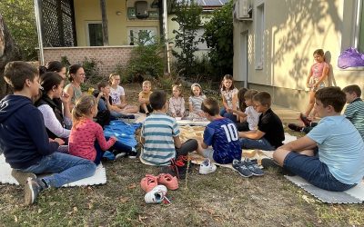 Évnyitó piknik a templomkertben